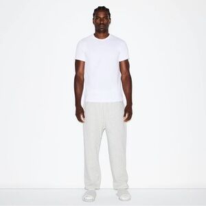 SKIMS Men’s XL Relaxed Jogger Sweatpants with Pockets, Gray